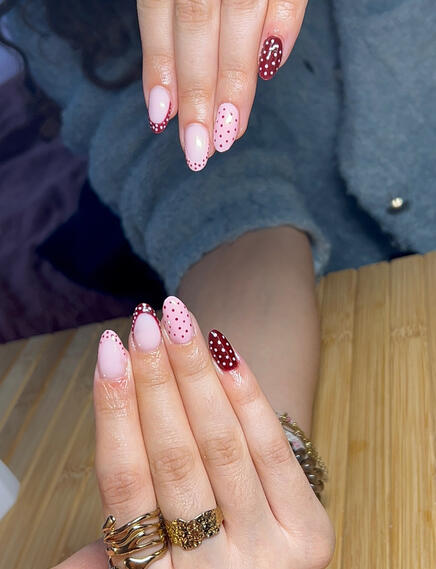French rose bordeaux