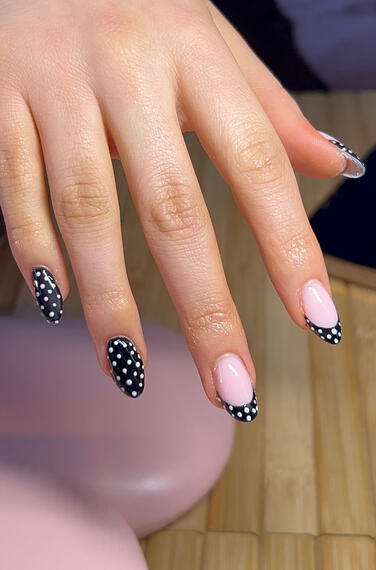 French noir & dots